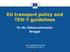 EU transport policy and TEN-T guidelines