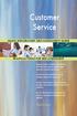 Customer Service QUICK EXPLORATORY SELF-ASSESSMENT GUIDE PRACTICAL TOOLS FOR SELF-ASSESSMENT. The Art of Service