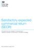 Satisfactory expected commercial return (SECR)