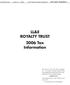 LL&E ROYALTY TRUST 2006 Tax Information