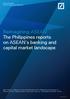 Reimagining ASEAN: The Philippines reports on ASEAN s banking and capital market landscape