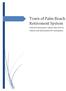 Town of Palm Beach Retirement System. Deferred Retirement Option Plan (DROP) Policies and Information for Participants