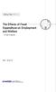 The Effects of Fiscal Expenditure on Employment and Welfare