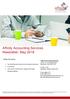 Affinity Accounting Services Newsletter, May 2018