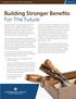 Building Stronger Benefits For The Future