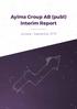 Ayima Group AB (publ) Interim Report. January - September 2018