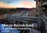 African Barrick Gold. Q Results Presentation 23 rd October 2014