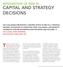 CAPITAL AND STRATEGY DECISIONS