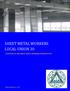 SHEET METAL WORKERS LOCAL UNION 30 A HISTORY OF THE SHEET METAL WORKERS PENSION PLAN