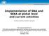 Implementation of SNA and SEEA at global level and current activities