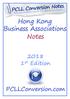 Hong Kong Business Associations Notes