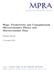 Wage, Productivity and Unemployment Microeconomics Theory and Macroeconomic Data