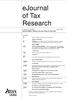 ejournal of Tax Research