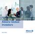 Active is: Allianz Global Investors. Value. Shared.