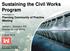 Sustaining the Civil Works Program