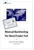 Manual Backtesting for NanoTrader Full