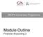MICPA Conversion Programme. Module Outline Financial Accounting 2