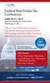 Federal Real Estate Tax Conference