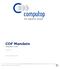 COF Mandate Integration Guide. Version 1.0. As of: November Integration Guide Computop (COF Mandate) 1