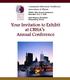 Your Invitation to Exhibit at CBHA s Annual Conference