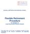 Flexible Retirement Procedure for members of Local Government Pension Scheme