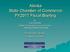 Alaska State Chamber of Commerce: FY2017 Fiscal Briefing