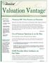 Valuation Vantage. FASB Provides More Guidance on Fair Value. Democrats Seek to Boost Tax Revenues by Eliminating Certain Valuation Discounts