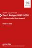 Welsh Government Draft Budget