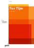 pwc.co.nz Tax Tips October 2017 In this issue: What the election results mean from a tax perspective