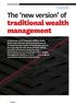 traditional wealth management