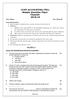 COST ACCOUNTING (781) Sample Question Paper ClassXII