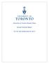 University of Toronto Pension Plans. Annual Financial Report. For the Year Ended June 30, 2013