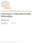 Learning to Trade with Insider Information