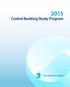 Central Banking Study Program