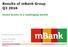 Results of mbank Group Q3 2016
