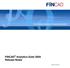 FINCAD Analytics Suite 2009 Release Notes