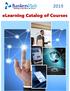 elearning Catalog of Courses