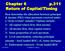 Chapter 6 p.311 Return of Capital/Timing
