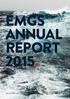 EMGS ANNUAL REPORT 2015