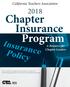 Chapter Insurance Program