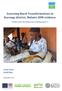 Assessing Rural Transformations in Karonga district, Malawi: IHM evidence Evidence for Development working paper 4