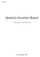 Quarterly Securities Report