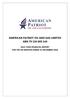 AMERICAN PATRIOT OIL AND GAS LIMITED ABN