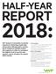 2018: REPORT HALF-YEAR