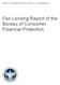 BUREAU OF CONSUMER FINANCIAL PROTECTION DECEMBER Fair Lending Report of the Bureau of Consumer Financial Protection