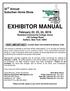 EXHIBITOR MANUAL. February 22, 23, 24, 2019 Rockland Community College Arena 145 College Road Suffern, New York 10901