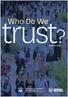 trust Who Do We Mar?ch 2016