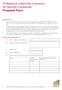 Professional Indemnity Insurance for Security Companies Proposal Form