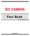 Fact Book. First Half ended February 28, 2011 BIC CAMERA INC.
