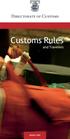 Customs Rules. and Travelers